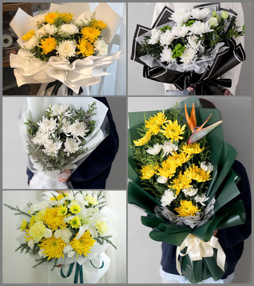 贵州六盘水水城县花嘎乡都匀村白事花束代送
